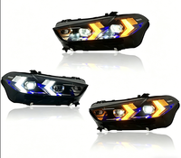 Phares laser pour X5 X6, nouveaux phares de voiture universels d'origine, mise à niveau 2023-2026, bleus, 12V, en plastique, gauche/droite, 6000K, 6000