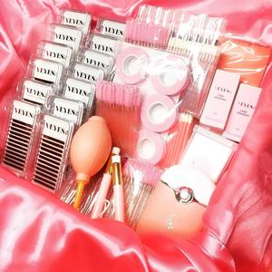 مجموعة تمارين الرموش من فييس مجموعة تمارين مستحضرات تجميل مانيكان بعلامة خاصة مجموعات إطالة الرموش الفردية - Product Image 3