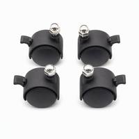 Roulettes pivotantes en nylon PA pour meubles, vente en gros directe usine, diamètre 35 mm, capacité de charge 20 kg, durables, silencieuses, écologiques, modernes