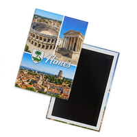 Personalisierter Frankreich-Kunstmuster-Blechmagnet, Individuelles Reise-Souvenir, Küchen-Dekoration, Geschenk