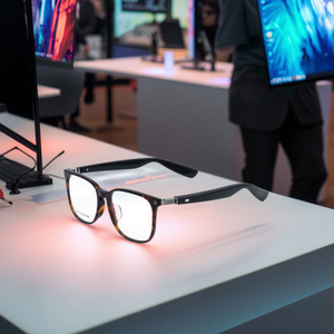 Gafas inteligentes para montar al aire libre habilitadas para IA con protección UV Reproductor de música magnético táctil y funciones de respuesta de llamadas - Product Image 4