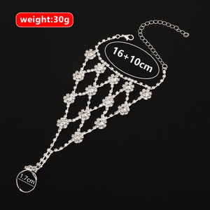 <b>Crystal</b> Starfish Pearl Anklet <b>Set</b> Sea Theme Handmade Fashion Trend 2024 - Product Image 2