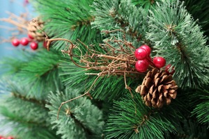 210cm 7FT <span class=keywords><strong>Arbre</strong></span> de Noël Artificiel Automatique Pin Aiguille Fleur Conception Comprend Support En Métal pour Festival <span class=keywords><strong>D</strong></span>écorations De Fête - Product Image 4