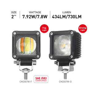 Luz de Trabajo LED Cuadrada de Alto Flujo de 2 Pulgadas para Camiones Todoterreno, Homologada por Emark R10 - Product Image 2