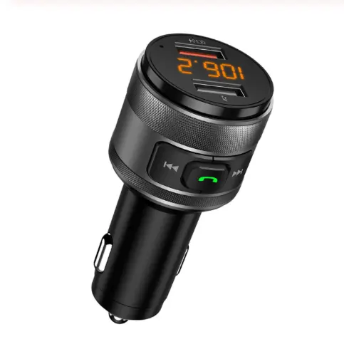 C57 تهمة سريع 3.0 سيارة BT FM الارسال المزدوج منافذ USB شاحن سيارة FM المغير MP3 لاعب ولاعة السيارة Handfree