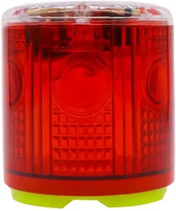 Năng lượng mặt trời Powered Red Blue <span class=keywords><strong>LED</strong></span> <span class=keywords><strong>Strobe</strong></span> Magnetic cảnh báo giao thông ánh sáng - Product Image 3