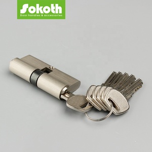 Khóa Dom Xi Lanh Euro Khóa Xi Lanh Cửa Đồng Thau Cổ Tròn An Toàn Bộ Chìa Khóa Xi Lanh Khóa - Product Image 4