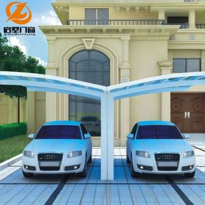 Auvent de voiture en alliage d'aluminium de qualité supérieure, durable, imperméable, taille et style personnalisables pour abri de stationnement extérieur - Product Image 1