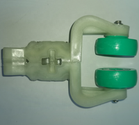 Roue en nylon de haute qualité T-rail transformation de volaille abattage de poulet support suspendu poulie chariot de convoyeur aérien