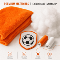 Peluche Lion de Football Européen Personnalisée Pays-Bas 2028 – Vente en Gros OEM ODM, Jouet en Peluche Doux, Mascotte de Football, Cadeau pour Fan