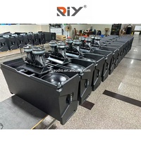 Sistem Speaker Line Array Profesional Seri RM 3 Arah dengan Dual 12 Inch Neodymium untuk Pertunjukan Panggung