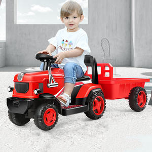 Tractor CAR53 <span class=keywords><strong>con</strong></span> Cubo, Coche Eléctrico <span class=keywords><strong>Infantil</strong></span> de Gran Tamaño <span class=keywords><strong>con</strong></span> Capacidad para Cuatro Personas, Coche de Carga <span class=keywords><strong>con</strong></span> Cuatro Ruedas, Coche Eléctrico para Niños - Product Image 4