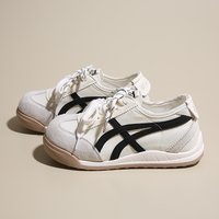 Chaussures décontractées pour femmes, design élégant à double lacet, légères, confortables, semelles souples, antidérapantes, respirantes, automne