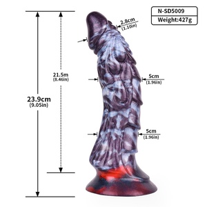 NNSX Monster <b>Dildo</b> Sex Toy Realistic Silicone <b>Dildo</b>, 9.05'' Dragon Lifelike Fantasy <b>Dildo</b>, Adult Sex Toys for Women Men Couple - Product Image 2