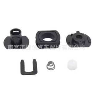 Buje de ajuste de palanca de cambios Suzuki 28300-79J01 de acero al carbono con brida, diámetro de eje de 28 mm, ajuste por presión - Product Image 2