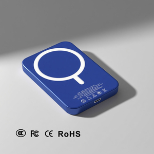 Batterie externe magnétique sans fil haute capacité, ultra-fine, portable, légère, design compact, interface Type-C, 5W - Product Image 4