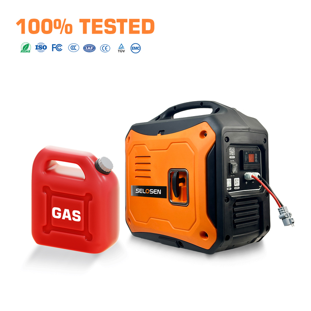 12V 24v DC Gasoline Generator Silent Portable Petrol Generator RV Camper Dc Charging Dc Portable Oil Generator
