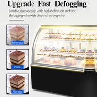 Vitrine Réfrigérée Commerciale Baiwin pour Gâteaux et Pains – Réfrigérateur de Boulangerie pour Petits Supermarchés