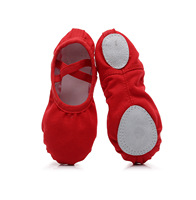 IStapromo, regalos, precio barato, zapatillas de Ballet de lona para niñas y mujeres, zapatos planos de baile