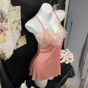 <span class=keywords><strong>Nuisette</strong></span> Babydoll en <span class=keywords><strong>Soie</strong></span> Satinée et Tissu Dobby pour Femme, <span class=keywords><strong>Grande</strong></span> <span class=keywords><strong>Taille</strong></span>, avec Dentelle et Nœud, ODM, Effet Amincissant Léger, Semi-Transparente, avec Coussinets de Poitrine - Product Image 3