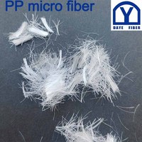 Fibra de Polipropileno Homopolímero de 9 mm, Grado de Fibra, Alta Tenacidad, Agente de Unión, Microfibra de Polipropileno de 6 mm de Longitud para Concreto, Shandong