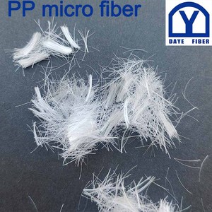 Agent de liant en fibre de polypropylène homopolymère PP de 9 mm, haute ténacité, microfibre de polypropylène PP de 6 mm de longueur pour béton, Shandong - Product Image 1
