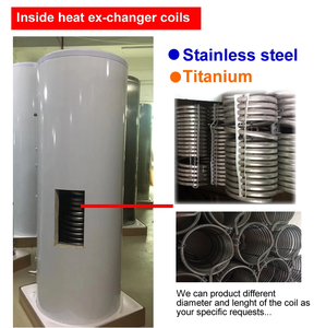 ถังบัฟเฟอร์จัมโบ้ถังน้ำสแตนเลส316ร้อน500L 100L เดียวหรือขดลวดคู่สำหรับระบบปั๊มความร้อนและระบบพลังงานแสงอาทิตย์ - Product Image 5