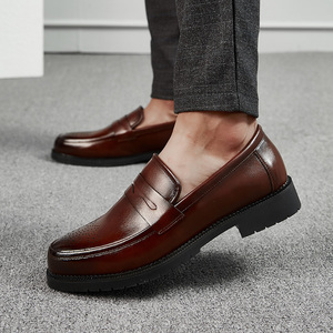 Mocasines <span class=keywords><strong>de</strong></span> Moda <span class=keywords><strong>de</strong></span> Diseño Nuevo, Color Puro, Cómodos, <span class=keywords><strong>de</strong></span> Alta Calidad, <span class=keywords><strong>Zapatos</strong></span> Oxford <span class=keywords><strong>de</strong></span> Piel Sintética Sin Cordones para <span class=keywords><strong>Hombre</strong></span> - Product Image 5