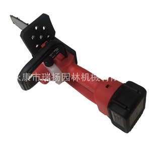 Mini motosierra eléctrica inalámbrica a batería, de una mano, para cortar madera, uso en bricolaje. - Product Image 5