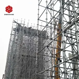 מכונת פיגום טבעת באיכות גבוהה של Zhenxiang פיגומי בניין גבוה s355 צינור פיגום מגולוון