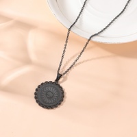 Collier Pendentif en Acier Inoxydable avec Calligraphie Arabe Musulmane Allah Asma Al Husna, Bijoux de Mode Islamiques, Vente en Gros pour l'Aïd