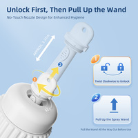 Bidet portable sur mesure en EVA, nettoyeur manuel, bouteille de lavage péri-rectal, soin des hémorroïdes, rinçage périnéal, maternité et allaitement