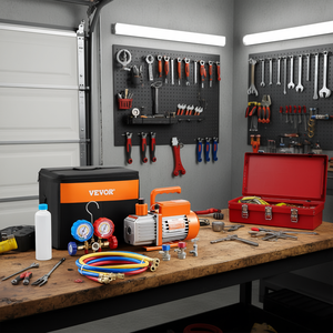 Juego de manómetros para bomba de vacío Vevor, 3.5 CFM, refrigerante R134a, kit de herramientas para reparación de aire acondicionado - Product Image 2