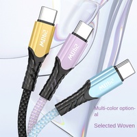 Kabel Data Tipe-C 240W Pengisian Super Cepat 10A dengan Anyaman Tembaga Murni dan Penggulung Otomatis Magnetik untuk Ponsel IOS dan Printer