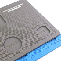 Tapis de réparation PVC TE-739 371*262mm, antidérapant et résistant à la chaleur, pour le laminage de films de protection de téléphones portables, outil d'entretien de téléphones mobiles