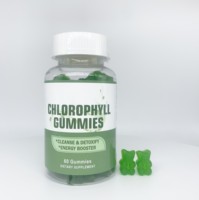 Vegan Natuurlijke Chlorofyl Gummies Gezonde Immuunondersteuning Huidverzorging Beauty Voedingssupplement Volwassenen