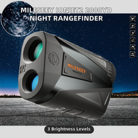 Télémètre laser de tir à l'arc Mileseey IONJET2 rechargeable 2000Yd, appareil de chasse étanche, vision nocturne, angle/vitesse/scan 6X