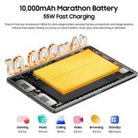 Tablette PC 5G Blackview MEGA 12 Haute Performance 12 Go + 256 Go 12,2 Pouces Android 16 Dimensity 7200 Version Globale avec Google Play