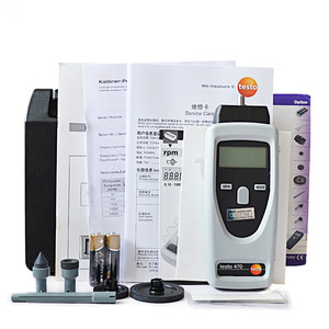 Tacómetro Digital de Alta Precisión Testo 470, Medidor de RPM Óptico Mecánico de Contacto, Electrónico - Product Image 2