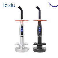 Lampu Pengering Gigi Kepala Logam 4 Mode Nirkabel Lampu LED Pengering Gigi