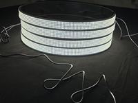 Kit d'éclairage LED Lumina à 5 rangées pour jantes, 4 pièces, blanc pur, 17200LM, haute luminosité, pour camion, SUV, tout-terrain, étanche IP67