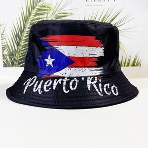 Chapeau Bob Décontracté Personnalisé à Motif Drapeau National pour l'Été, Protection UV, Idéal pour les Fans de Football - Product Image 2