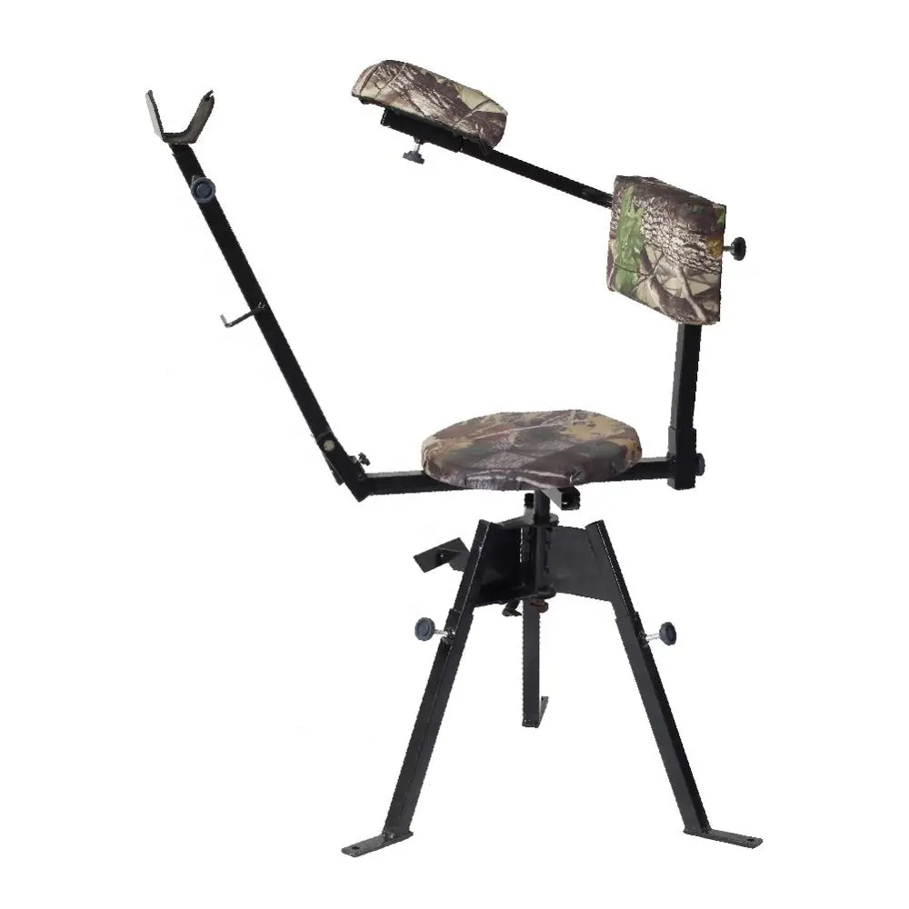 Поо наружный Портативный штатив сетчатый Камуфляжный потайной складной вращающийся на 360 градусов складной стул для стрельбы охотничий стул