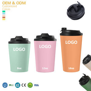 Mug de bureau personnalisé en acier inoxydable à double paroi pour eau chaude, 380 ml, 510 ml, thermos à café, gobelet avec logo et couvercles - Product Image 2