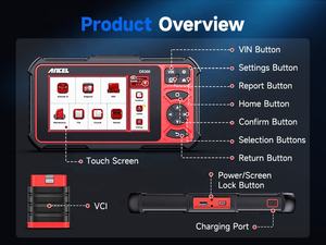 2025 משודרג כל מערכת ds300 obd2 סורק מנוע מנתח עבור מכונית משאית מכונית עם מבחן פעיל קידוד - Product Image 4