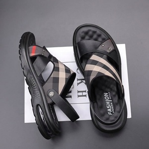 Sandales d'été pour hommes 2026, nouveau style, tongs décontractées, chaussures de sport à semelle souple, chaussures de plage à coussin d'air pour hommes, pantoufles tendance - Product Image 4