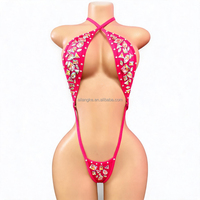 Vêtements de danse exotiques faits main sur mesure, design original, vente en gros directe d'usine, tenues de strip-teaseuse ornées de diamants