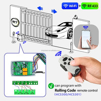 Interruptor RF de 433.92 MHz, Abrepuertas Inalámbrico para Garaje, Control Remoto de 12V/24V/220V CC/CA, 10A, Alcance de 50m, Código Variable