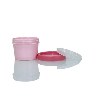 Cosmetic FacialMask <b>Jar</b> 50g 100g 200g Black White Pink Yellow Green <b>Plastic</b> PP Cosmetic Cream <b>Jar</b> for Body Butter - Product Image 4