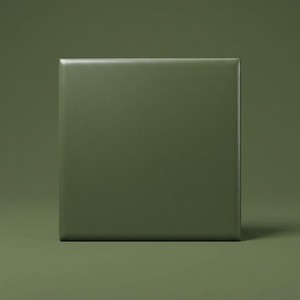 Piastrella Verde Puro Opaca 10x10 Cm, Spessore 6,8 Mm, Bordi Irregolari per Uso su Pareti e Pavimenti - Product Image 1